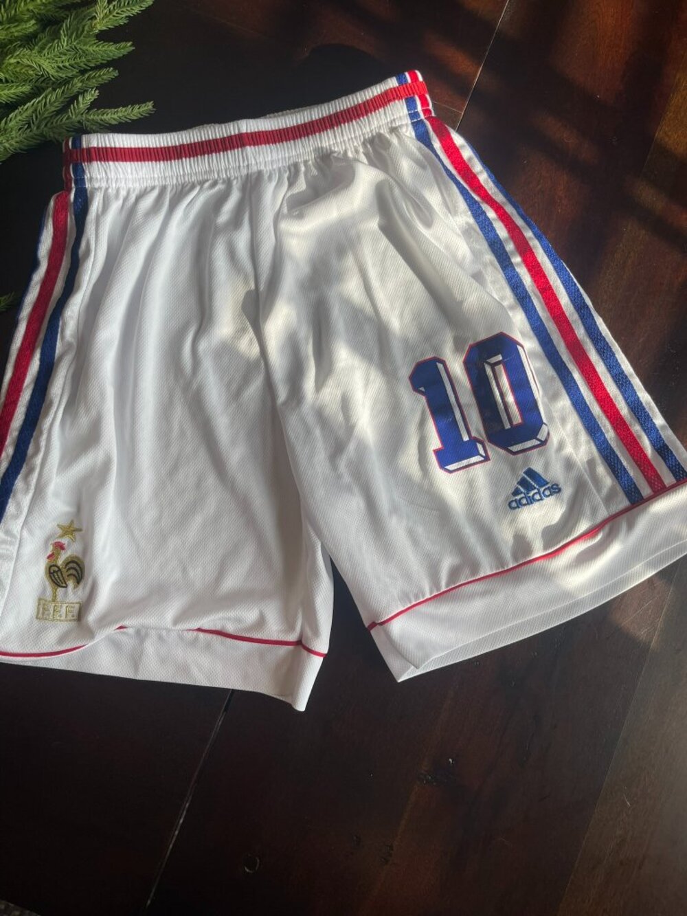 Vintage Adidas France National Football Team Home Shorts 1998 era Size L